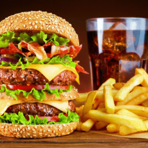 Triple Ringer Burger Meal