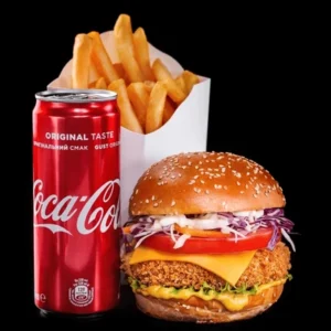 Chicken Fillet or Sizzler Burger Meal