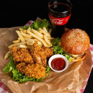 Mega Strip Meal + 3 Wing